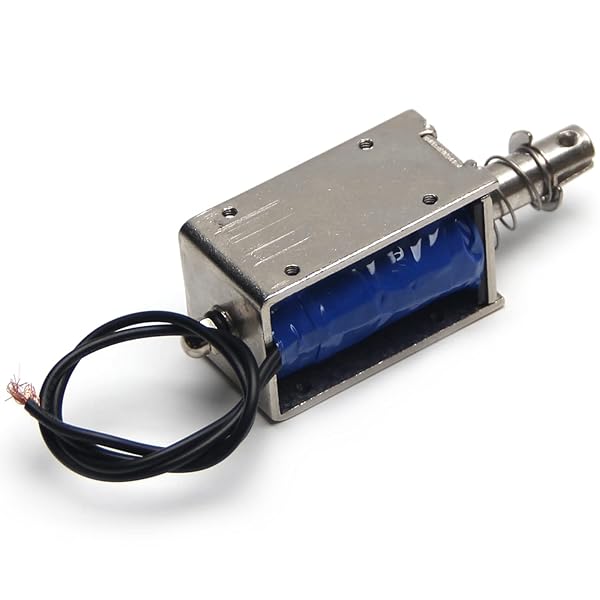 Fielect Fielect DC 12V 42N Push Pull Solenoid Electromagnet 1.5A 10mm Open Frame Linear Motion Device - View 3 of 8