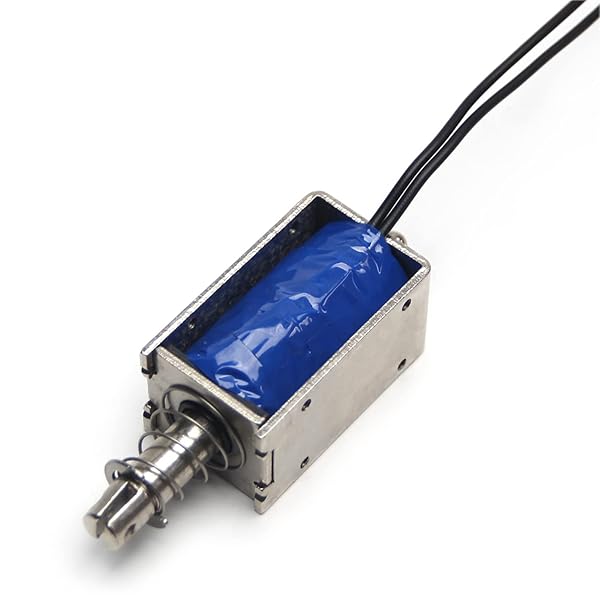 Fielect Fielect DC 12V 42N Push Pull Solenoid Electromagnet 1.5A 10mm Open Frame Linear Motion Device - View 5 of 8