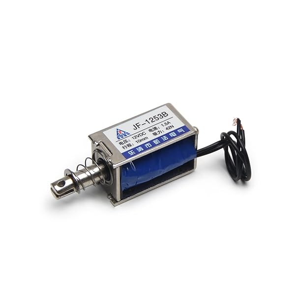Fielect Fielect DC 12V 42N Push Pull Solenoid Electromagnet 1.5A 10mm Open Frame Linear Motion Device - View 8 of 8
