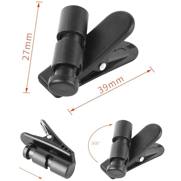 ezonpinzv Ezonpinzv 2 Packs Earpiece Headphone Earbud Cable Clip Hooks for Sennheiser IE80S IE800S and Audio Technica DHC 1.5mm to 3mm Flat Cable - View 6 of 6