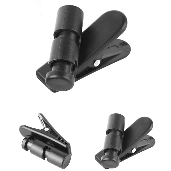 ezonpinzv Ezonpinzv 2 Packs Earpiece Headphone Earbud Cable Clip Hooks for Sennheiser IE80S IE800S and Audio Technica DHC 1.5mm to 3mm Flat Cable