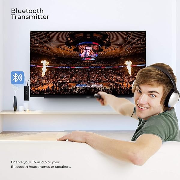 Isobel Isobel Bluetooth 5.3 3-in-1 Transmitter Receiver: Upgrade Your TV & Audio Experience - View 7 of 9
