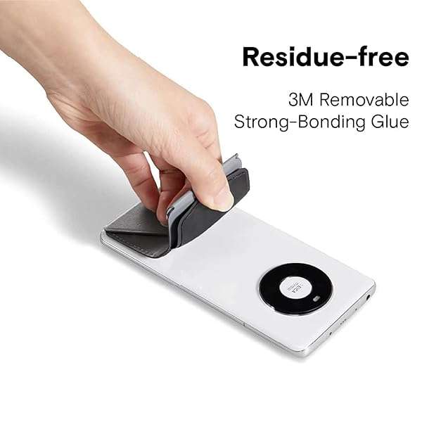 MOFT MOFT Phone Stand with 3M Adhesive - Slim Wallet Stand for iPhone & Android | 2 Viewing Angles in Starry Grey - View 6 of 7