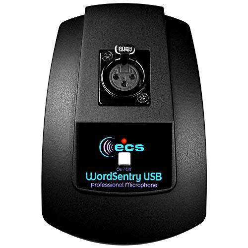 ECS "ECS WordSentry 19" USB Gooseneck Microphone: Noise-Cancelling, Unidirectional for Streaming, Podcasting, Gaming & Meetings" - View 6 of 9