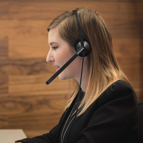 Koss Buy Koss CS200i On-Ear Headset with Boom Microphone - Wired 3.5mm Plug, Black | Best Communication Headset for Clarity - View 4 of 5