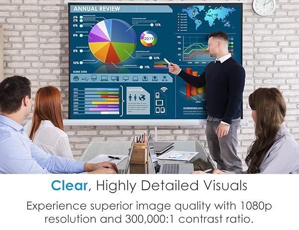 Optoma Optoma ZH403 1080p Laser Projector: 4000 Lumens, 30,000 Hour Lifespan, 4K HDR, Crestron Compatible - View 5 of 10