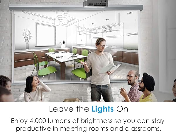 Optoma Optoma ZH403 1080p Laser Projector: 4000 Lumens, 30,000 Hour Lifespan, 4K HDR, Crestron Compatible - View 6 of 10