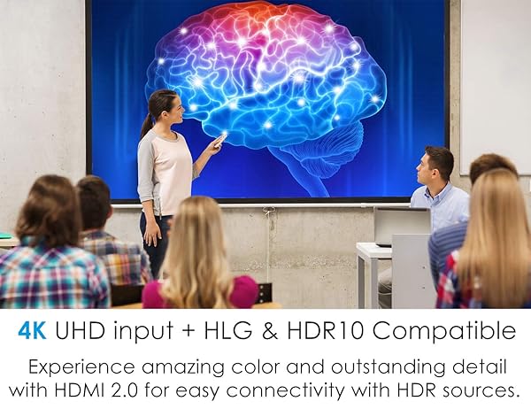 Optoma Optoma ZH403 1080p Laser Projector: 4000 Lumens, 30,000 Hour Lifespan, 4K HDR, Crestron Compatible - View 9 of 10