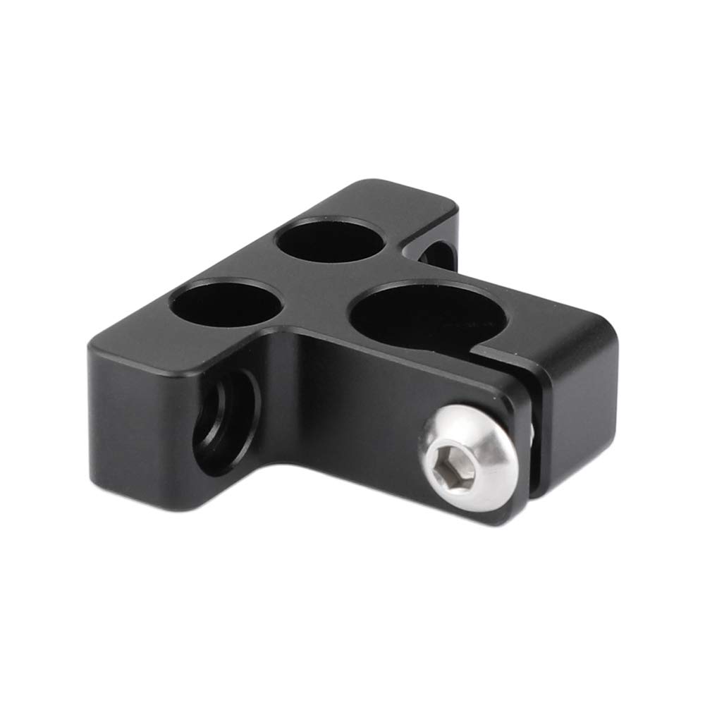 CAMVATE 15mm Single Rod Clamp with 14 Inch Mounting Points for Camera Accessories 2318 - View 5 of 7