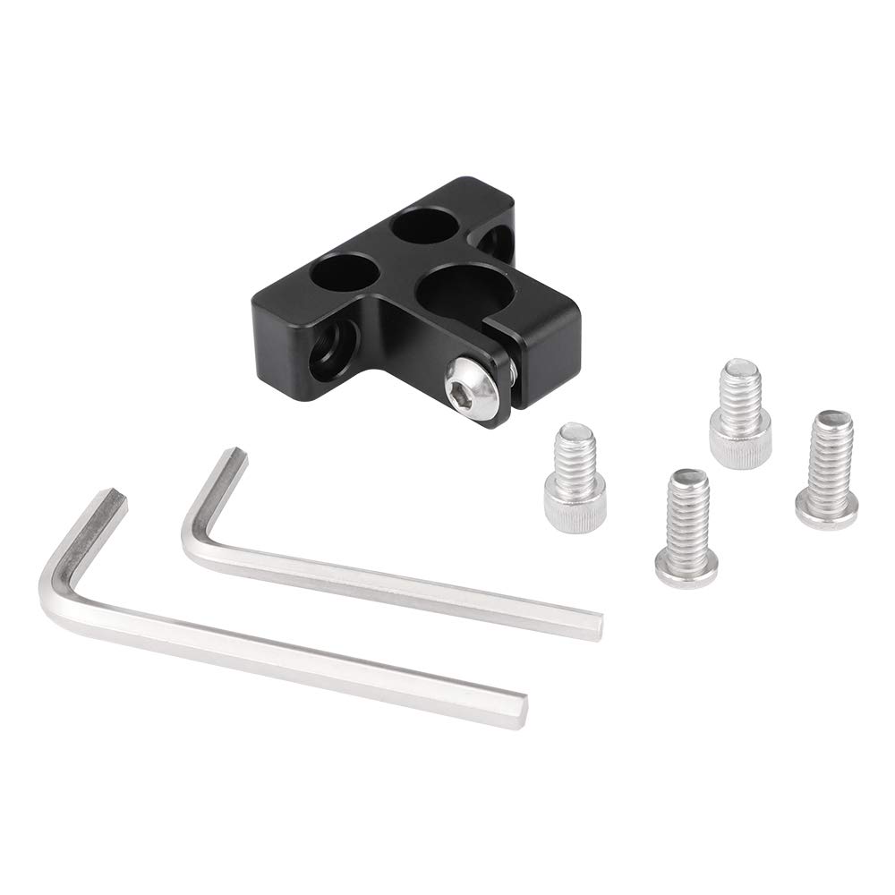 CAMVATE 15mm Single Rod Clamp with 14 Inch Mounting Points for Camera Accessories 2318 - View 7 of 7