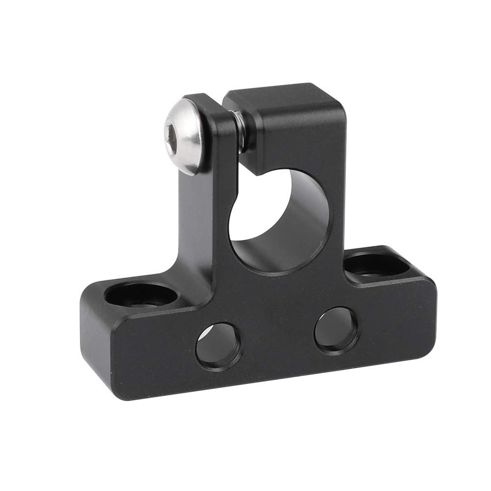 CAMVATE 15mm Single Rod Clamp with 14 Inch Mounting Points for Camera Accessories 2318