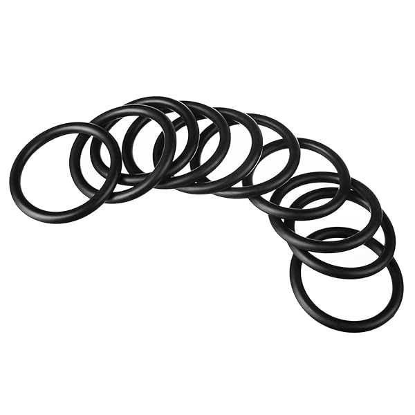 Othmro 10pcs Nitrile Rubber O-Rings 3mm Wire Dia 29mm OD for Oil Air Sealing Professional Plumbing Car Repair Black