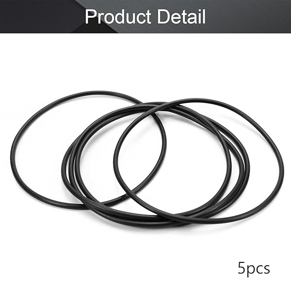 Othmro Othmro 5pcs Nitrile Rubber O-Rings 2.65mm Wire Dia 90.3mm OD for Oil Air Sealing Professional Plumbing Car Repair Black - View 4 of 9
