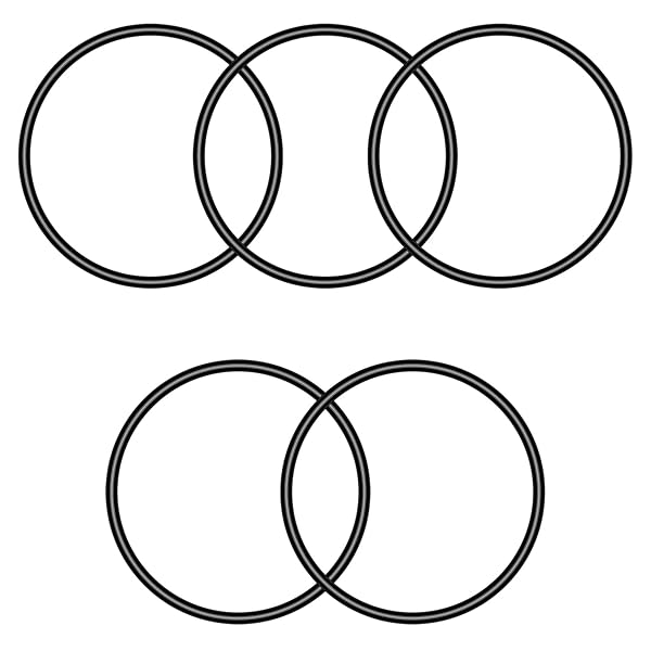 Othmro Othmro 5pcs Nitrile Rubber O-Rings 2.65mm Wire Dia 90.3mm OD for Oil Air Sealing Professional Plumbing Car Repair Black - View 5 of 9