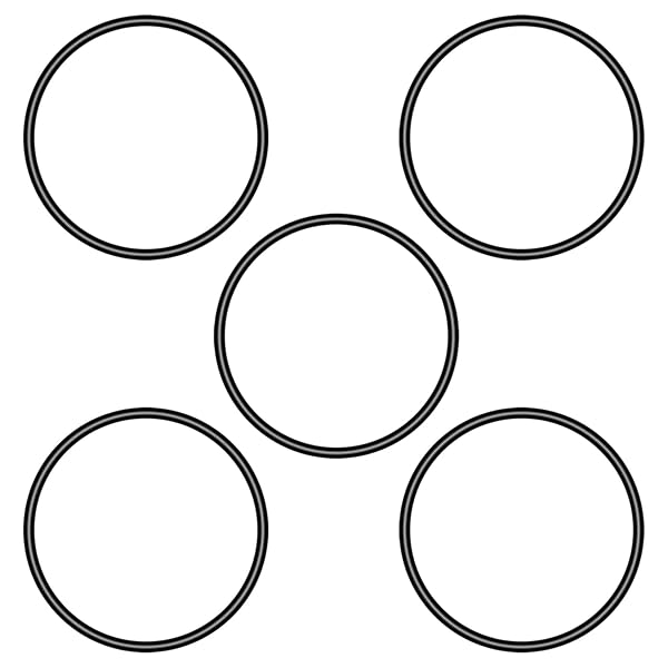 Othmro Othmro 5pcs Nitrile Rubber O-Rings 2.65mm Wire Dia 90.3mm OD for Oil Air Sealing Professional Plumbing Car Repair Black - View 6 of 9