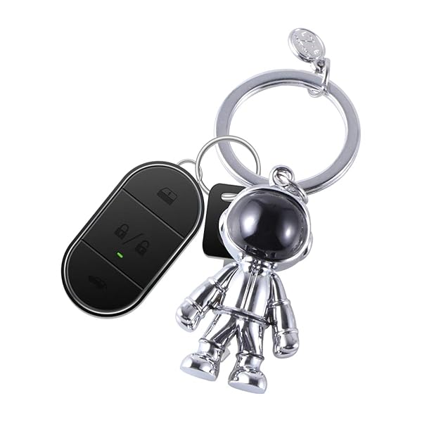 VOSAREA Creative Astronaut Keychain Pendant - Space Robot Alloy Keyring for Car & Home