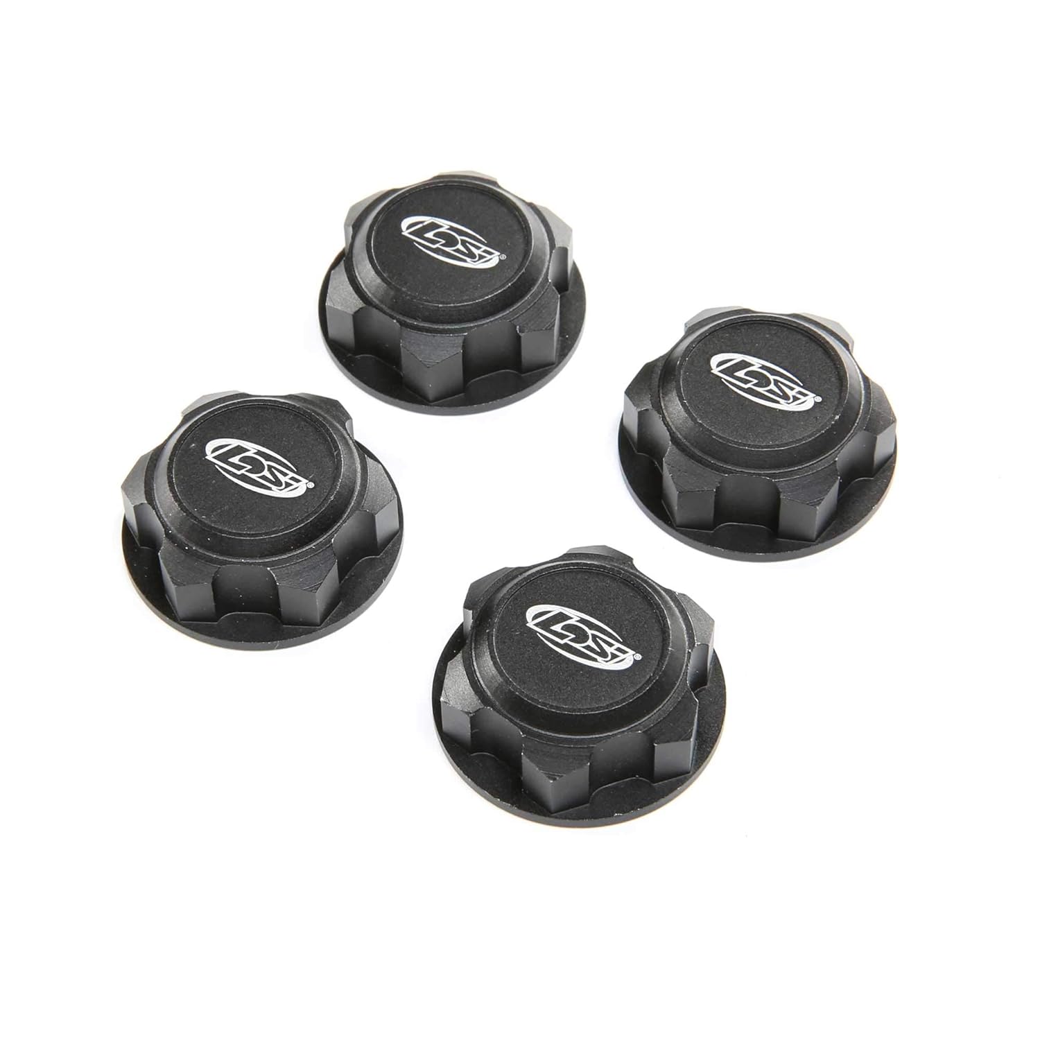 Losi Wheel Nut Captured Black for DBXL-E 2.0 Electric Car Truck Option Parts