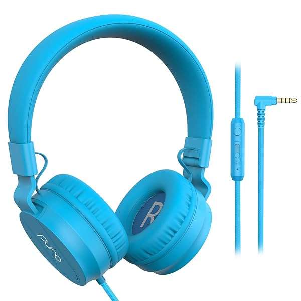Puro Sound Labs Buy Puro Sound Labs PuroBasic Kids Headphones - Volume Limiting, Foldable, Adjustable, Compatible with Smartphones & Tablets - View 2 of 11
