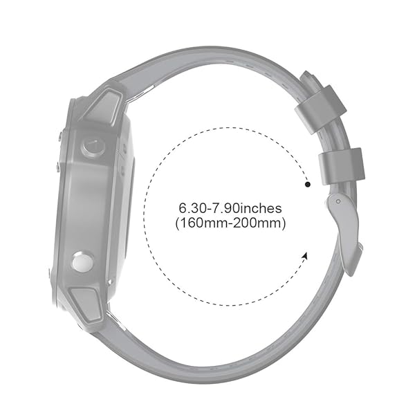 NotoCity NotoCity Fenix 6S Pro Compatible Watch Bands for Fenix 6S 7S 5S 5S Plus D2 Delta S Smartwatch White Black - View 7 of 8