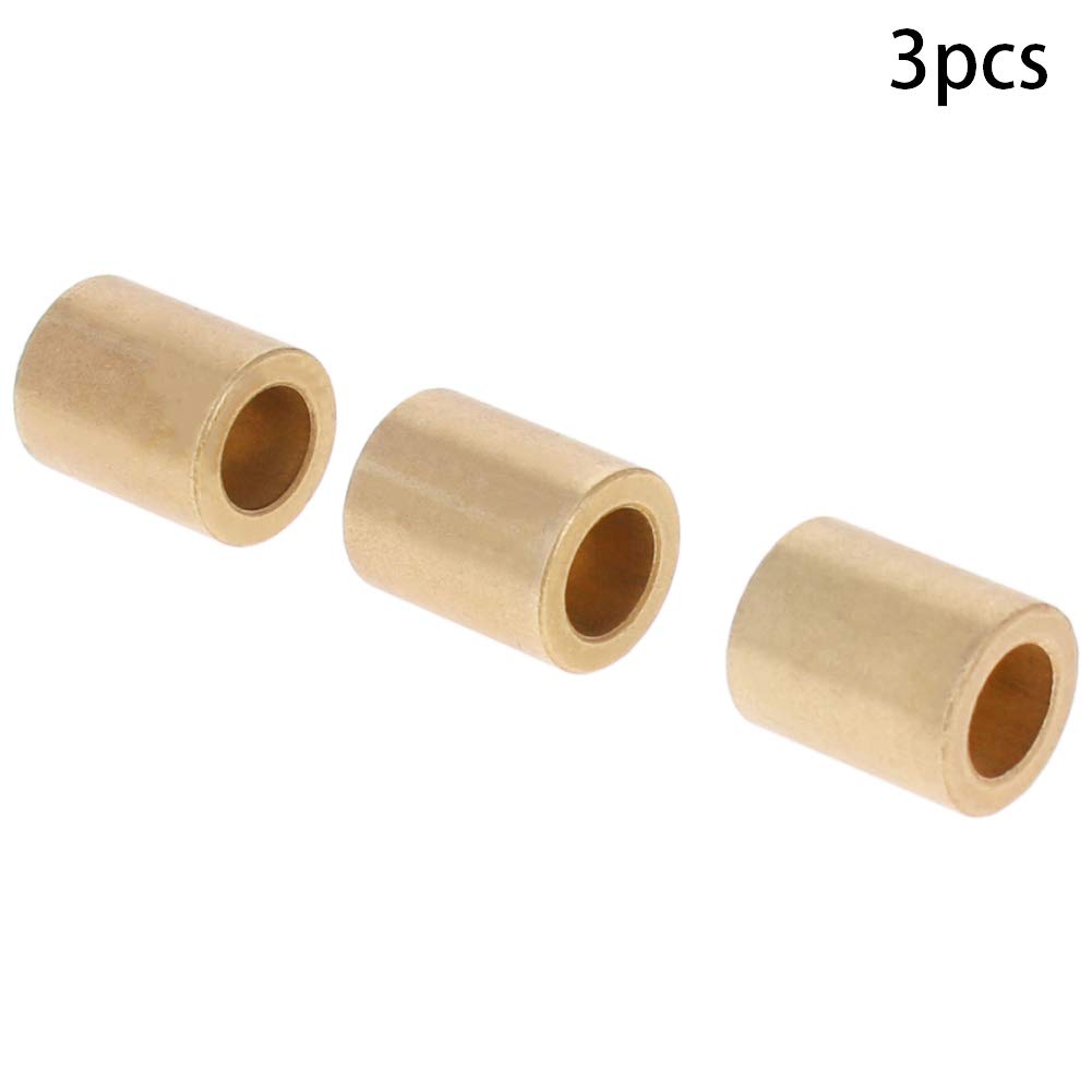 Othmro Othmro 3Pcs Self-Lubricating Sleeve Bearings 0.39 Bore 0.63OD 0.79 Length for Machinery Printing Presses Textile Machines - View 2 of 9