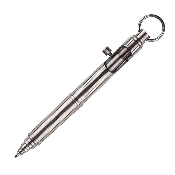 SMOOTHERPRO SMOOTHERPRO Heavy Duty Stainless Steel Bolt Action Pen for Tremors & Arthritis - EDC Pocket Design (SS258)