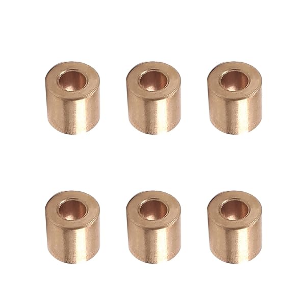 Othmro Othmro Self Lubricating Sintered Bronze Bearing Sleeve 4mm Bore 8mm OD 8mm Length Pack of 6 Bushings