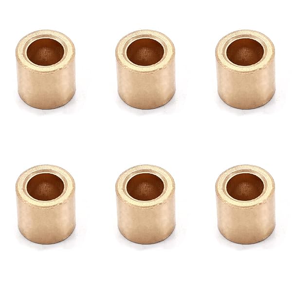 Othmro Self Lubricating Sintered Bronze Bearing Sleeve 10mm Bore 16mm OD 15mm Length Pack of 6