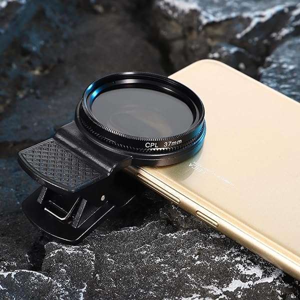 UKCOCO UKCOCO 37mm CPL Filter Lens - Universal Clip-On Polarizer for iPhone & Smartphones - View 9 of 10