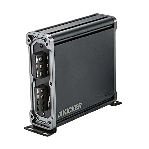 KICKER Powerful Kicker 46CXA4001 400W Mono Class D Subwoofer Amp - Enhance Your Sound System - View 4 of 10