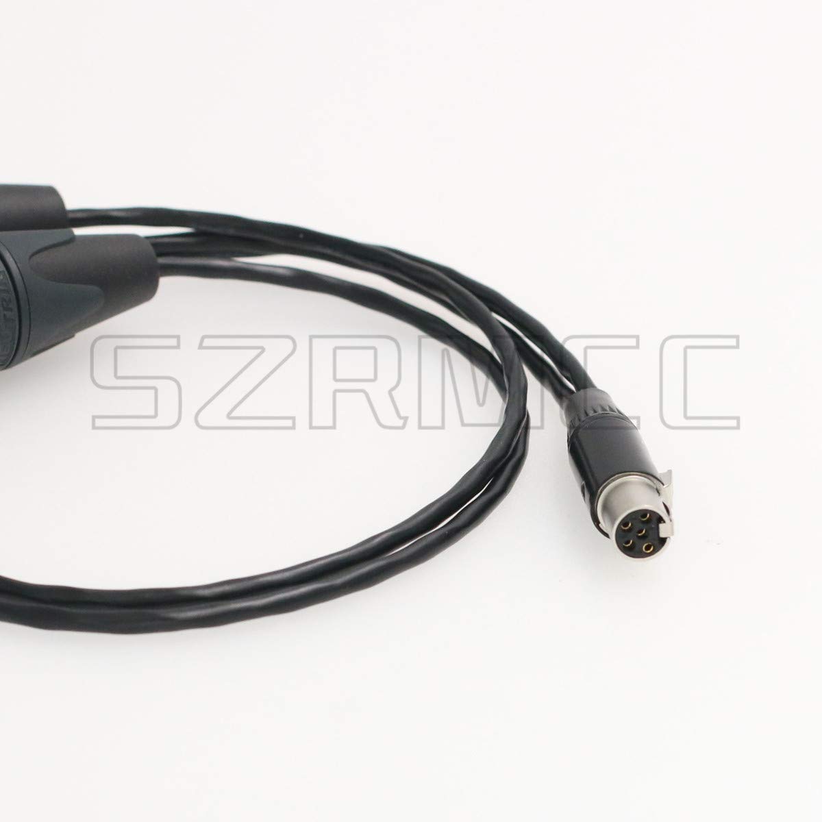 SZRMCC TA5F Mini XLR 5 Pin to Dual XLR 3 Pin Audio Cable for Zaxcom QRX and Sound Devices Mixers and Recorders - View 3 of 4