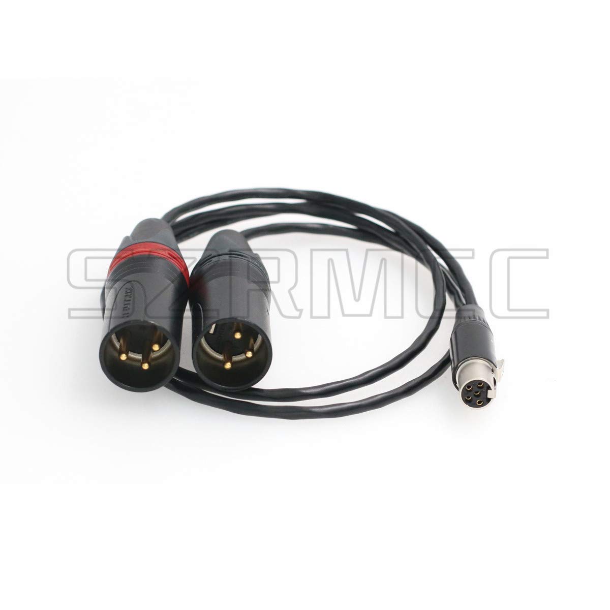 SZRMCC TA5F Mini XLR 5 Pin to Dual XLR 3 Pin Audio Cable for Zaxcom QRX and Sound Devices Mixers and Recorders - View 4 of 4
