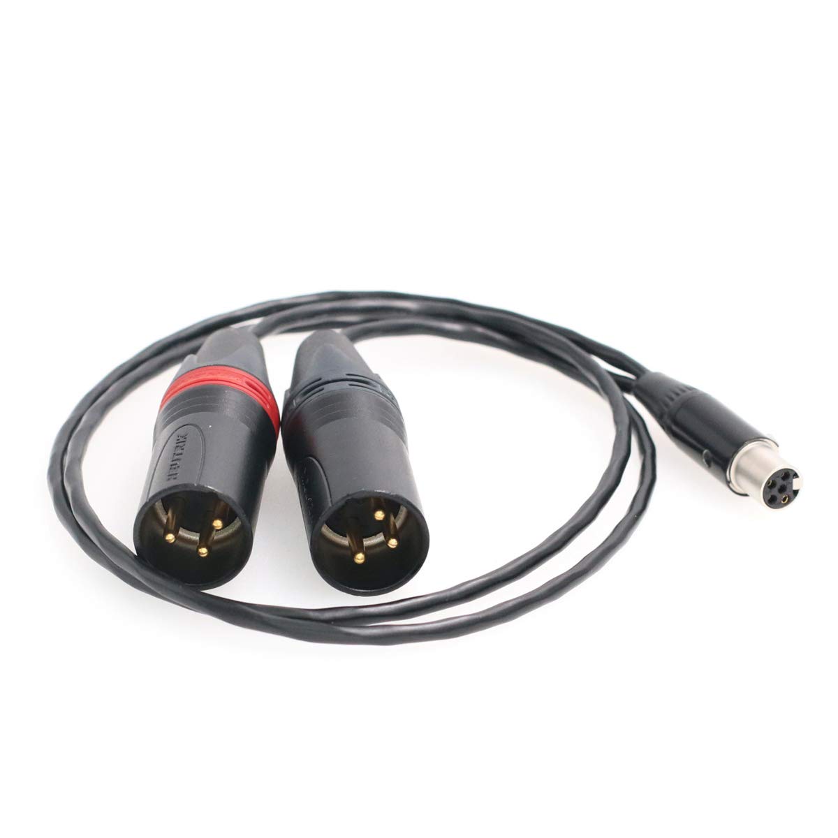 SZRMCC TA5F Mini XLR 5 Pin to Dual XLR 3 Pin Audio Cable for Zaxcom QRX and Sound Devices Mixers and Recorders