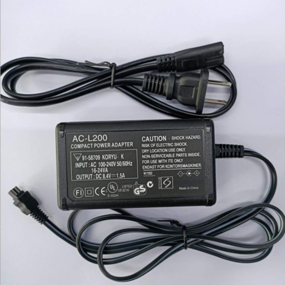 Aikukiki AC-L200 Power Adapter Charger for Sony Handycam Camcorders DCR SX SR HC PC DVD IP HDR CX XR PJ SR UX TD CCD TRV DEV Series - View 7 of 9