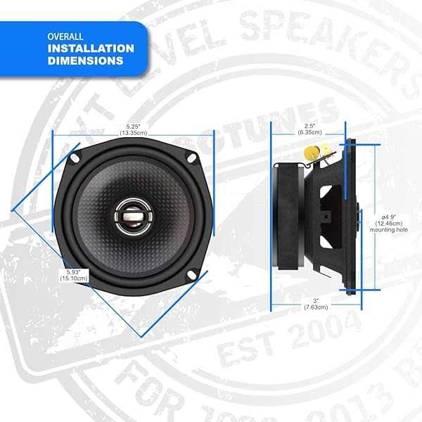 Hogtunes "Upgrade Your Ride: Hogtunes 352-XLF 5.25" Speakers for 1998-2013 Harley-Davidson Motorcycles" - View 7 of 9