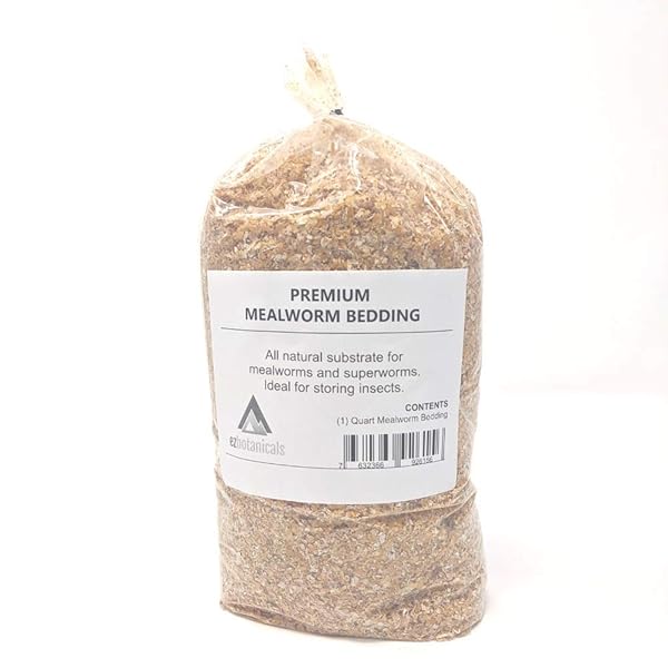 EZ Botanicals EZ Botanicals Mealworm and Superworm Bedding 1 Quart Ideal Substrate for Storing Meal Worms and Super Worms - View 2 of 3