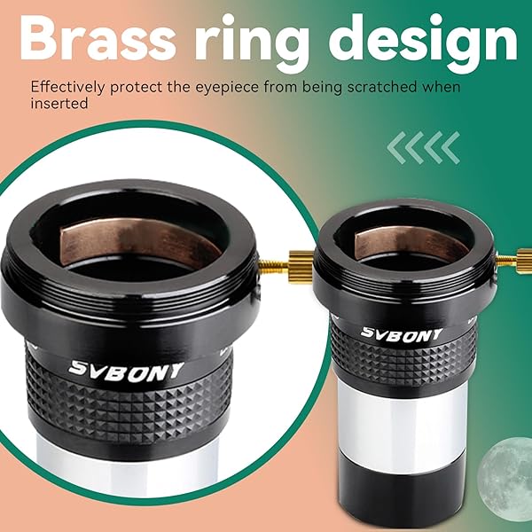 SVBONY "SVBONY SV137 2X Barlow Lens - 1.25" Metal Telescope Accessory with Multi-Coating & T-Thread" - View 9 of 10