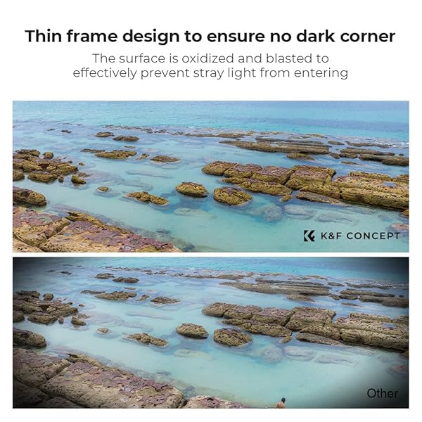 K&F CONCEPT KF Concept 77mm ND8 and CPL Circular Polarizing Filter 2 in 1 for Camera Lens with 28 Multi-Layer Coatings Hydrophobic Scratch Resistant - View 7 of 10