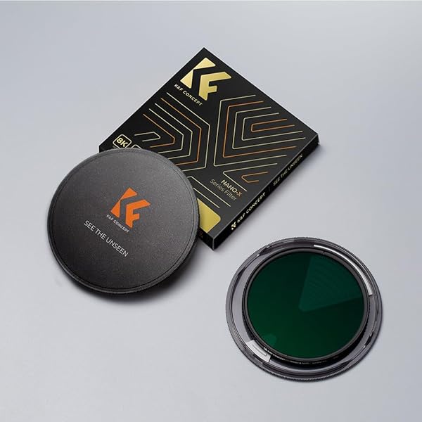 K&F CONCEPT KF Concept 77mm ND8 and CPL Circular Polarizing Filter 2 in 1 for Camera Lens with 28 Multi-Layer Coatings Hydrophobic Scratch Resistant - View 10 of 10