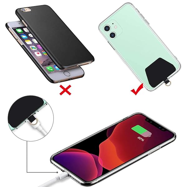 SHANSHUI SHANSHUI Phone Lanyard Universal Neck Strap Wrist Tether Key Chain Holder for All Smartphones White Cheetah Design - View 4 of 7