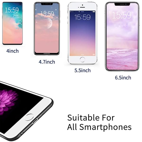 SHANSHUI SHANSHUI Phone Lanyard Universal Neck Strap Wrist Tether Key Chain Holder for All Smartphones White Cheetah Design - View 5 of 7