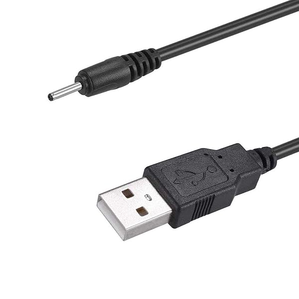 NEORTX NEORTX 1.5ft USB to DC 2.0mm Cable - 5V Power Adapter for Phones, Headphones & Speakers