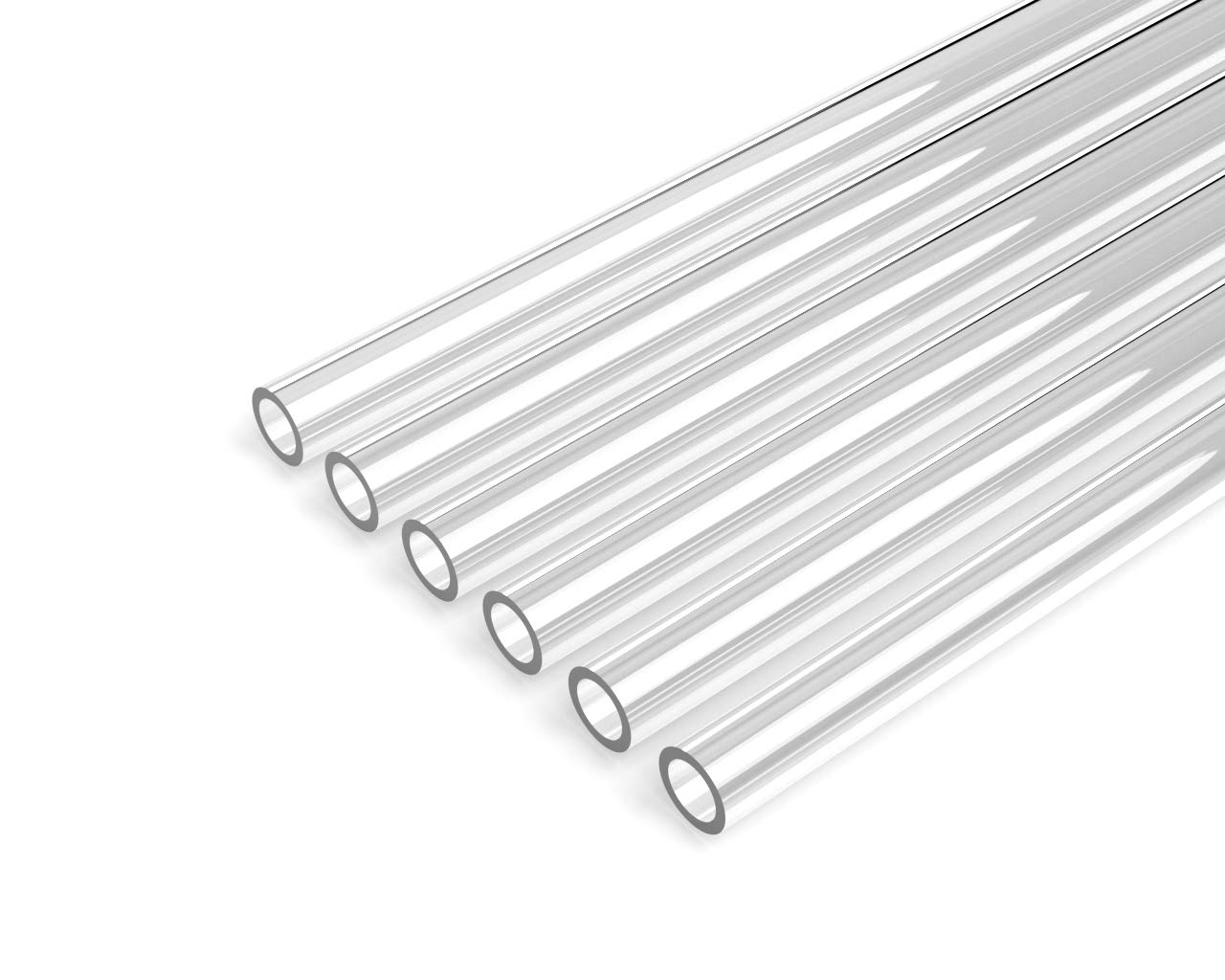 PrimoChill PrimoChill 10mm ID x 14mm OD Rigid PETG Tubing 750mm Length Clear 6 Pack Premium Quality for PC Watercooling Made in USA