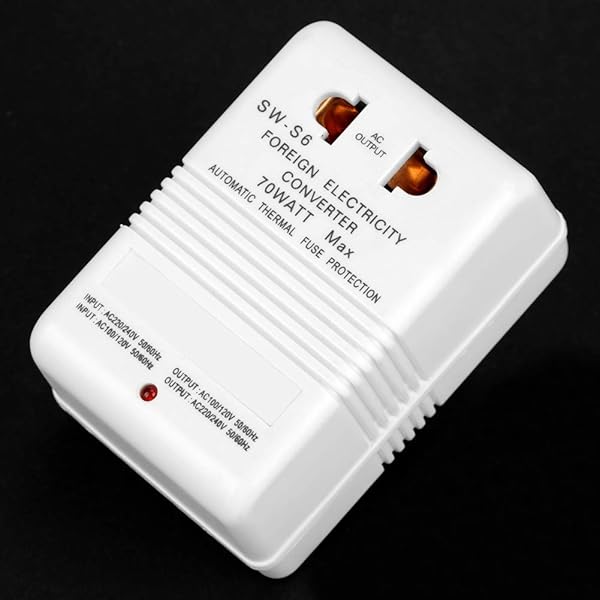 Walfront Voltage Converter 70W 110V to 220V Step Up Down Transformer Ideal for Travel - View 8 of 8