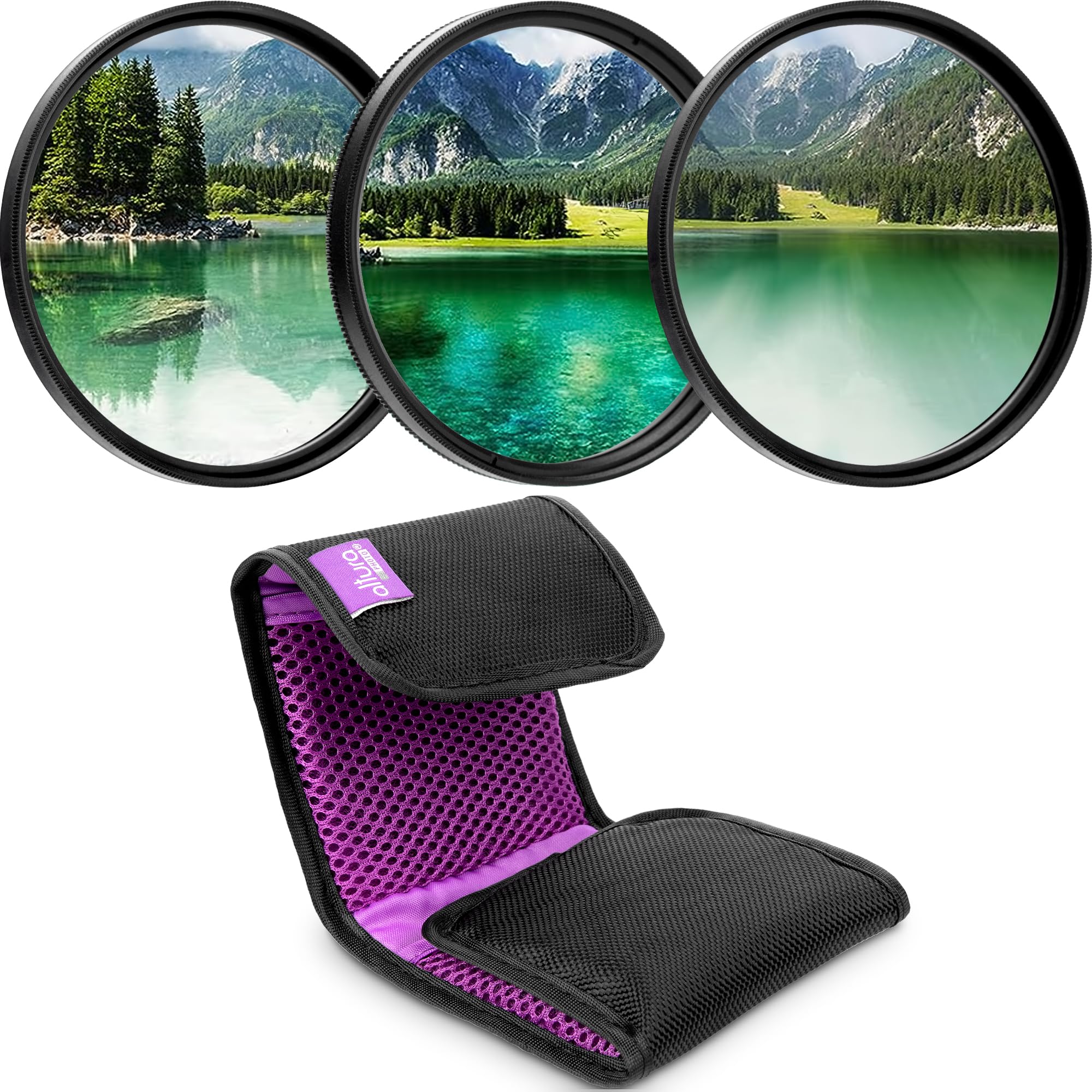 Altura Photo Altura Photo 95mm Lens Filter Kit Multi Coated UV CPL Polarizing ND Filters with Case for Camera Accessories and Lenses