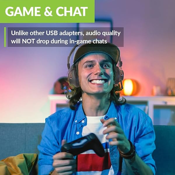 Avantree Avantree C519M Bluetooth Headphones: Low Latency Wireless Headset for PS5, Switch & PC - 40hrs Playtime, Dual Headphone Support - View 6 of 9