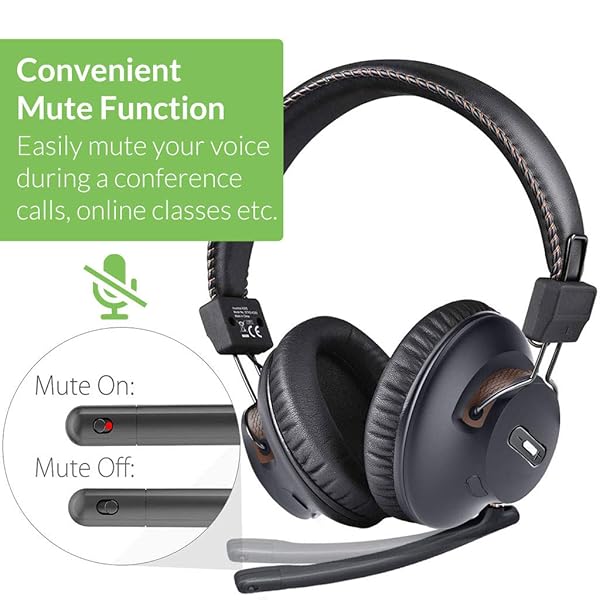 Avantree Avantree C519M Bluetooth Headphones: Low Latency Wireless Headset for PS5, Switch & PC - 40hrs Playtime, Dual Headphone Support - View 9 of 9