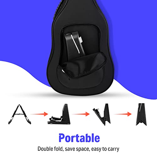 Donner Donner Guitar Stands DS-2: 2-Pack Foldable Lightweight Holders for Acoustic, Electric, Bass & Ukulele - View 5 of 8