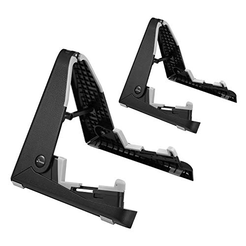 Donner Donner Guitar Stands DS-2: 2-Pack Foldable Lightweight Holders for Acoustic, Electric, Bass & Ukulele - View 2 of 8