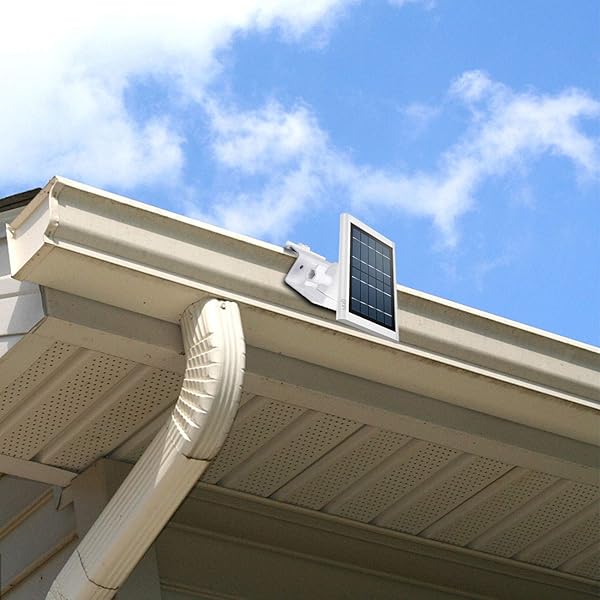 HOLACA HOLACA Weatherproof Gutter Mount for Ring Solar Panel Outdoor Wall Bracket Accessories White - View 2 of 7