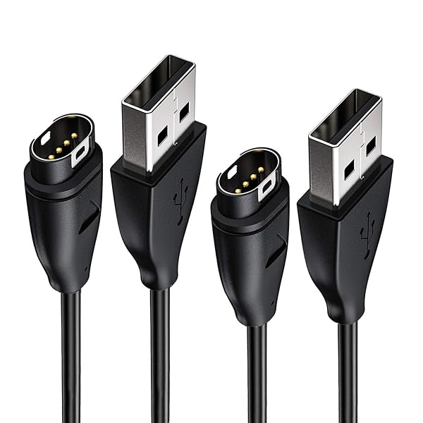 AODE Ankey 2-Pack Charger for Garmin Fenix 6/5/Forerunner 935/945 & More - Fast Charging Cable for All Models